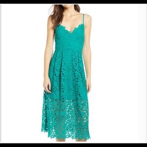 Astr The Label midi lace dress